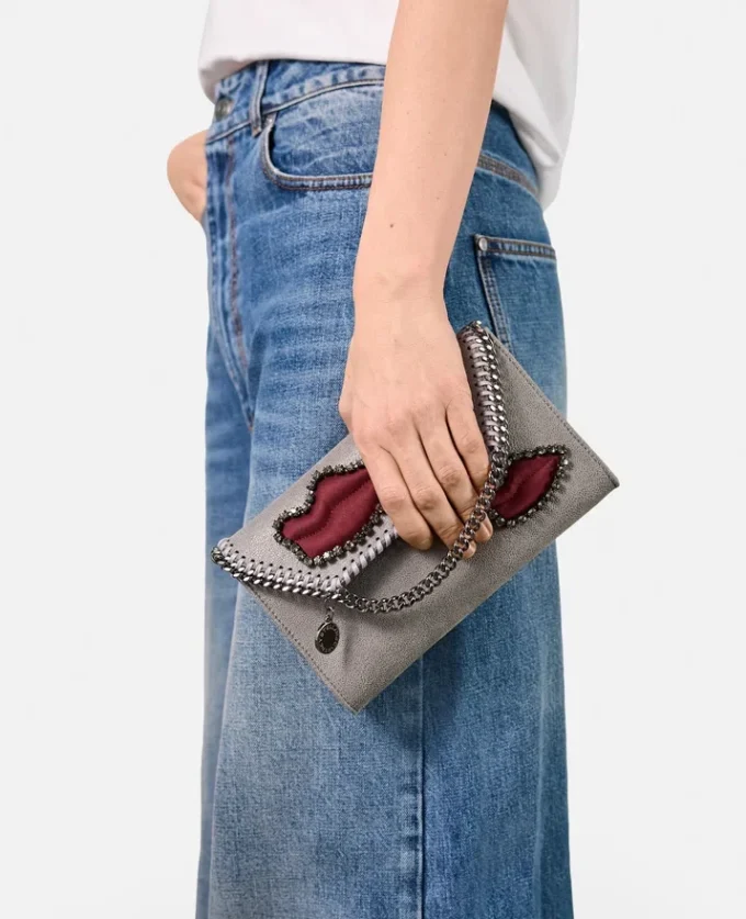 Falabella Lips Wallet Crossbody Bag Falabella Lips Wallet Crossbody Bag