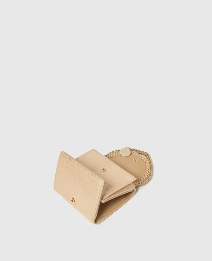 Falabella Metallic Tri-Fold Wallet Falabella Metallic Tri-Fold Wallet