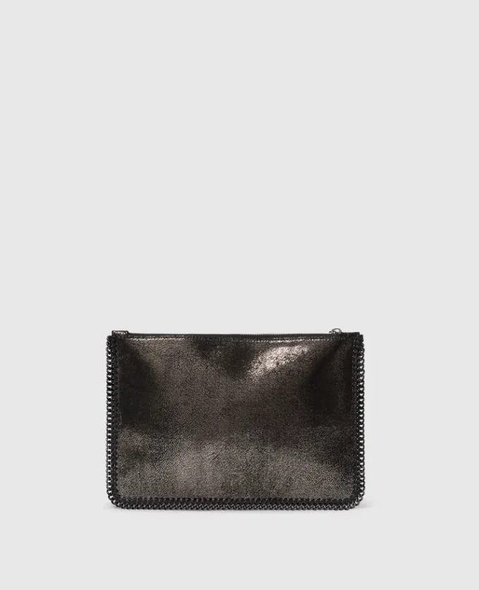 Falabella Metallic Zipper Pouch Falabella Metallic Zipper Pouch
