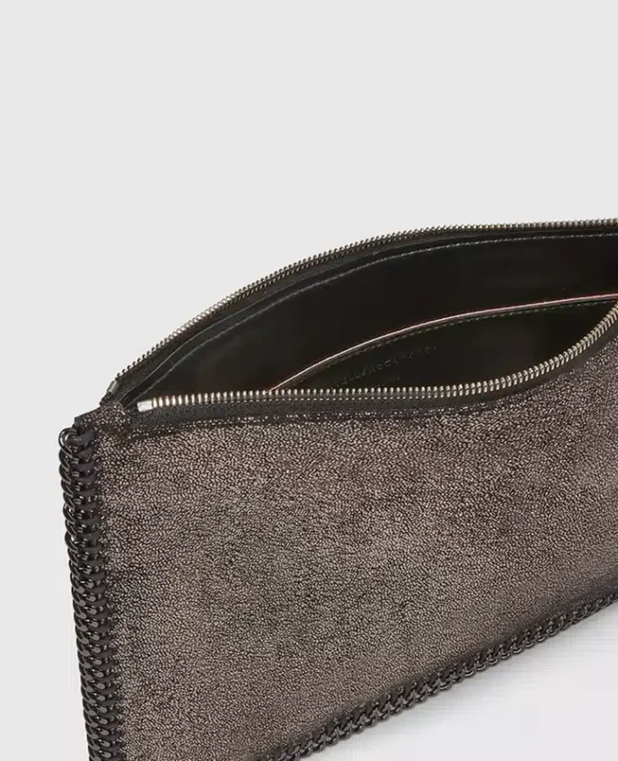 Falabella Metallic Zipper Pouch Falabella Metallic Zipper Pouch