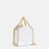 Falabella Mirrored Chrome-Finish Tote Bag Falabella Mirrored Chrome-Finish Tote Bag