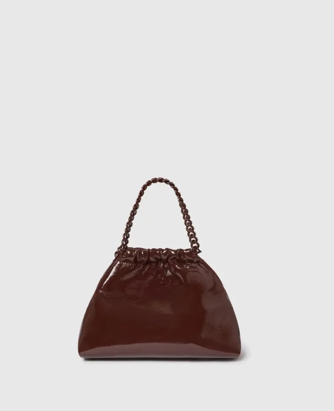 Falabella Patent Drawstring Crossbody Bag Falabella Patent Drawstring Crossbody Bag