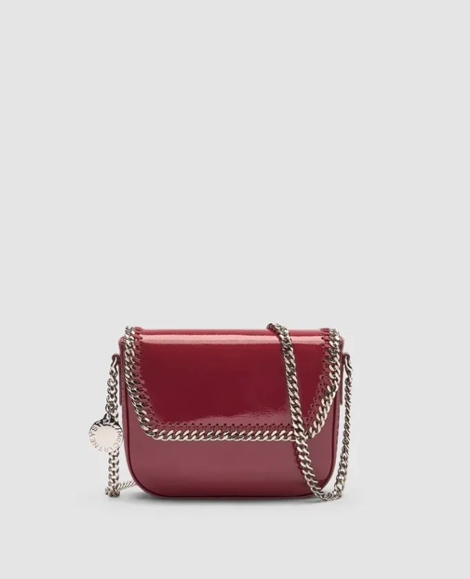 Falabella Patent Flap Crossbody Bag Falabella Patent Flap Crossbody Bag