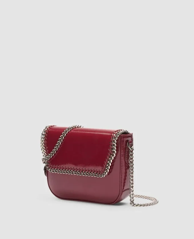 Falabella Patent Flap Crossbody Bag Falabella Patent Flap Crossbody Bag