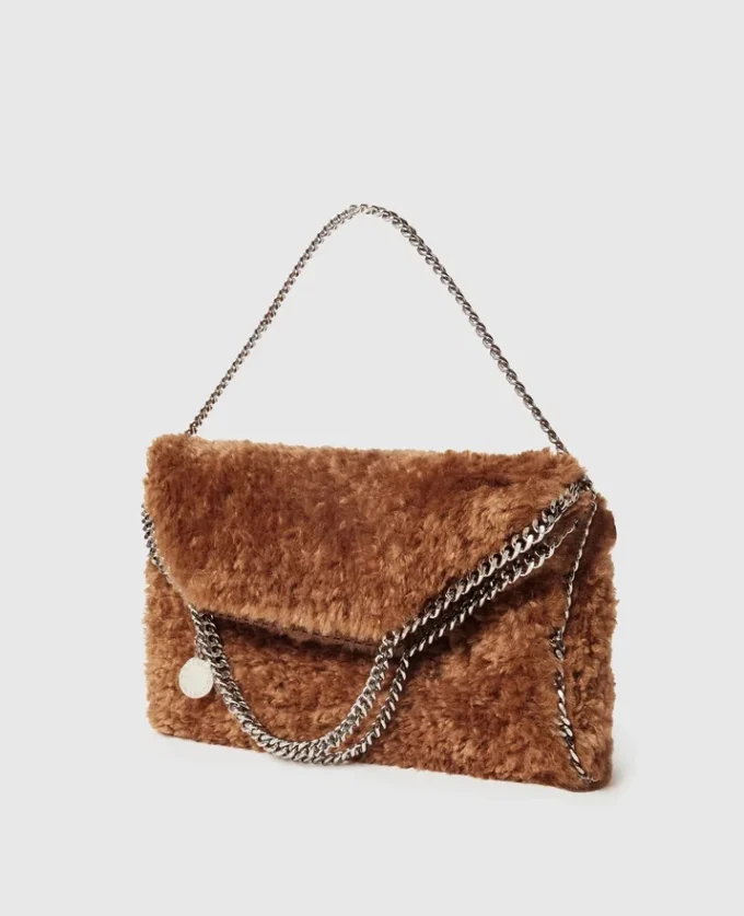 Falabella Plush Fold-Over Tote Bag Falabella Plush Fold-Over Tote Bag