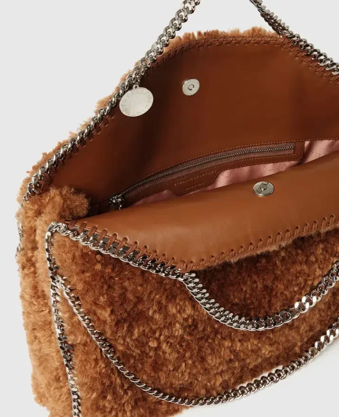 Falabella Plush Fold-Over Tote Bag Falabella Plush Fold-Over Tote Bag