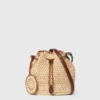 Falabella Raffia Crochet Bucket Bag Falabella Raffia Crochet Bucket Bag