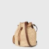 Falabella Raffia Crochet Bucket Bag Falabella Raffia Crochet Bucket Bag