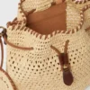 Falabella Raffia Crochet Bucket Bag Falabella Raffia Crochet Bucket Bag