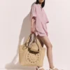 Falabella Raffia Crochet Bucket Bag Falabella Raffia Crochet Bucket Bag