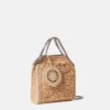 Falabella Raffia Tiny Tote Bag Falabella Raffia Tiny Tote Bag