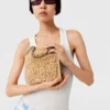 Falabella Raffia Tiny Tote Bag Falabella Raffia Tiny Tote Bag