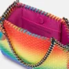 Falabella Rainbow Crystal Dégradé Mini Tote Bag Falabella Rainbow Crystal Dégradé Mini Tote Bag