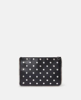Falabella Studded Zippered Pouch