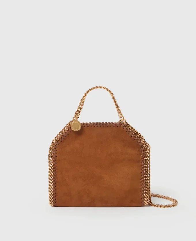 Falabella Suede Tiny Tote Bag Falabella Suede Tiny Tote Bag