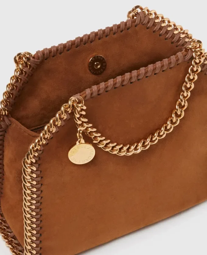 Falabella Suede Tiny Tote Bag Falabella Suede Tiny Tote Bag