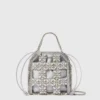 Falabella Tiny Crystal Cage Tote Bag Falabella Tiny Crystal Cage Tote Bag