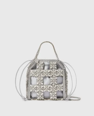 Falabella Tiny Crystal Cage Tote Bag Falabella Tiny Crystal Cage Tote Bag