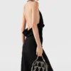 Plunge Crystal Halterneck Maxi Dress Plunge Crystal Halterneck Maxi Dress