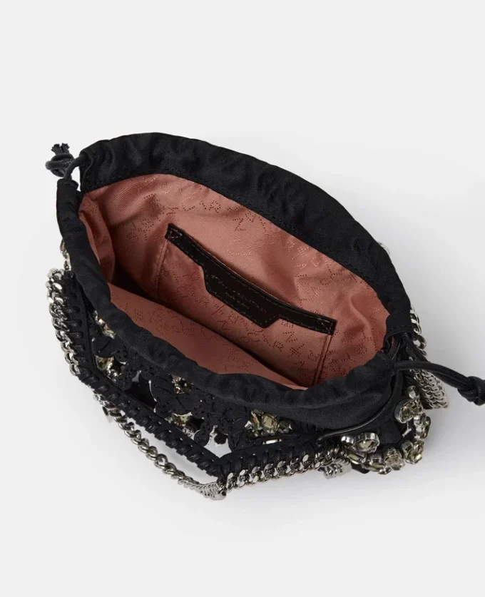 Falabella Tiny Crystal Cage Tote Bag Falabella Tiny Crystal Cage Tote Bag