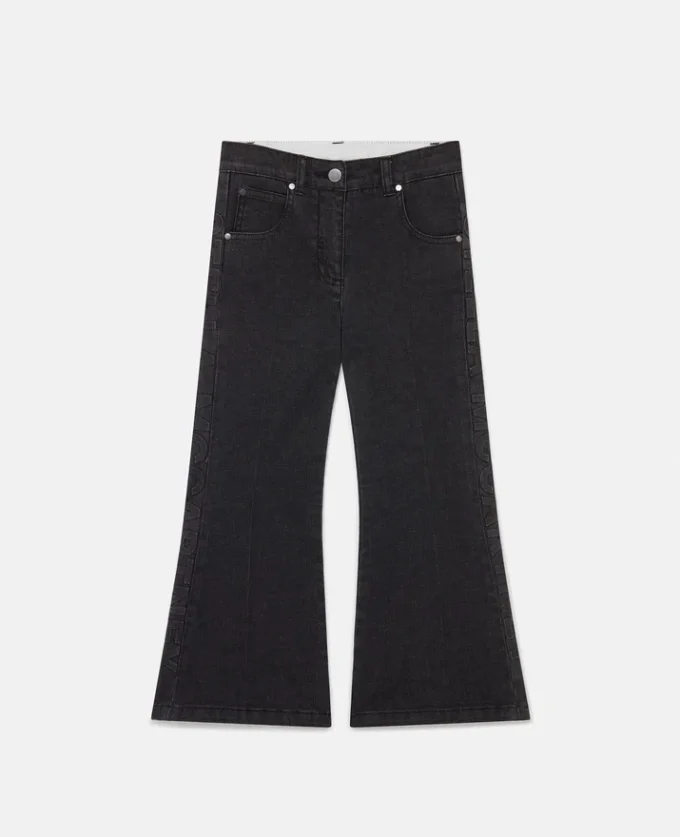 Flared Denim Jeans Flared Denim Jeans