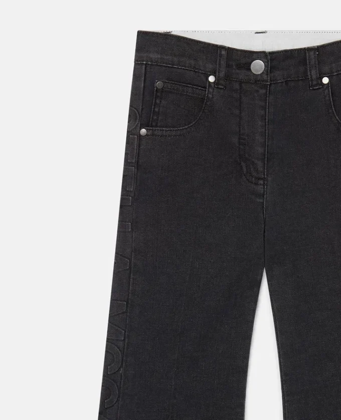 Flared Denim Jeans Flared Denim Jeans