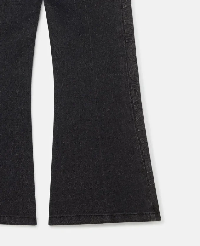 Flared Denim Jeans Flared Denim Jeans