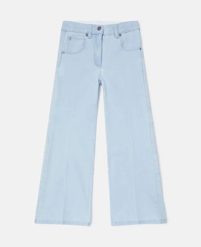 Flared Light Wash Denim Jeans Flared Light Wash Denim Jeans