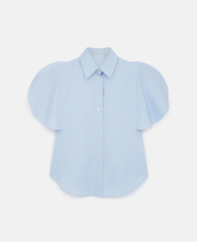 Flared Short Sleeve Shirt Flared Short Sleeve Shirt