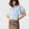 Flared Short Sleeve Shirt Flared Short Sleeve Shirt
