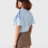 Flared Short Sleeve Shirt Flared Short Sleeve Shirt