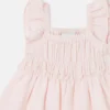 Floral Embroidered Linen-Blend Dress Floral Embroidered Linen-Blend Dress