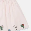Floral Embroidered Linen-Blend Dress Floral Embroidered Linen-Blend Dress