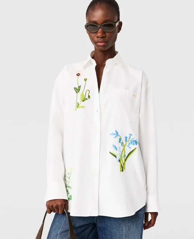 Floral Embroidered Shirt Floral Embroidered Shirt