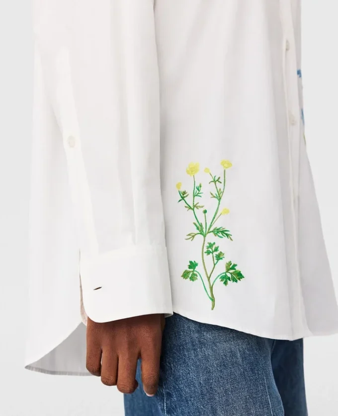 Floral Embroidered Shirt Floral Embroidered Shirt