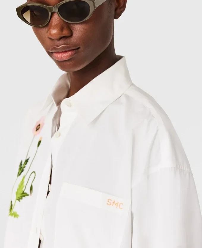 Floral Embroidered Shirt Floral Embroidered Shirt