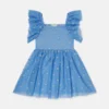 Floral-Embroidered Tulle Dress Floral-Embroidered Tulle Dress