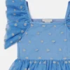 Floral-Embroidered Tulle Dress Floral-Embroidered Tulle Dress
