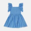 Floral-Embroidered Tulle Dress Floral-Embroidered Tulle Dress