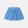 Floral-Embroidered Tulle Skirt Floral-Embroidered Tulle Skirt