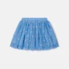 Floral-Embroidered Tulle Skirt Floral-Embroidered Tulle Skirt