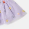 Floral-Embroidered Tulle Skirt Floral-Embroidered Tulle Skirt