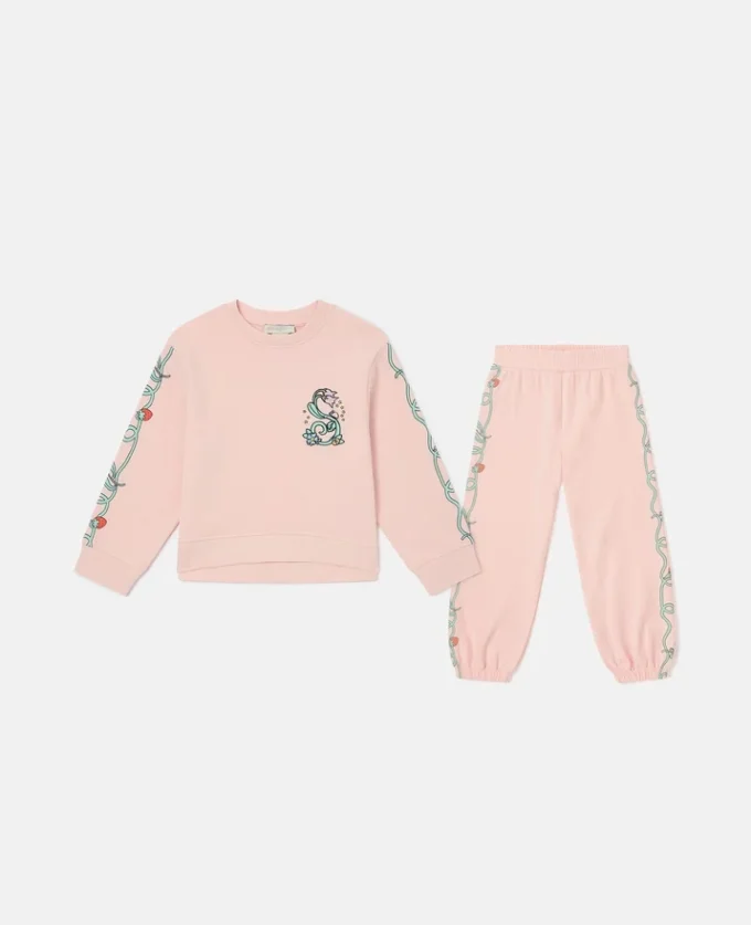 Floral Graphic Tracksuit Set Floral Graphic Tracksuit Set