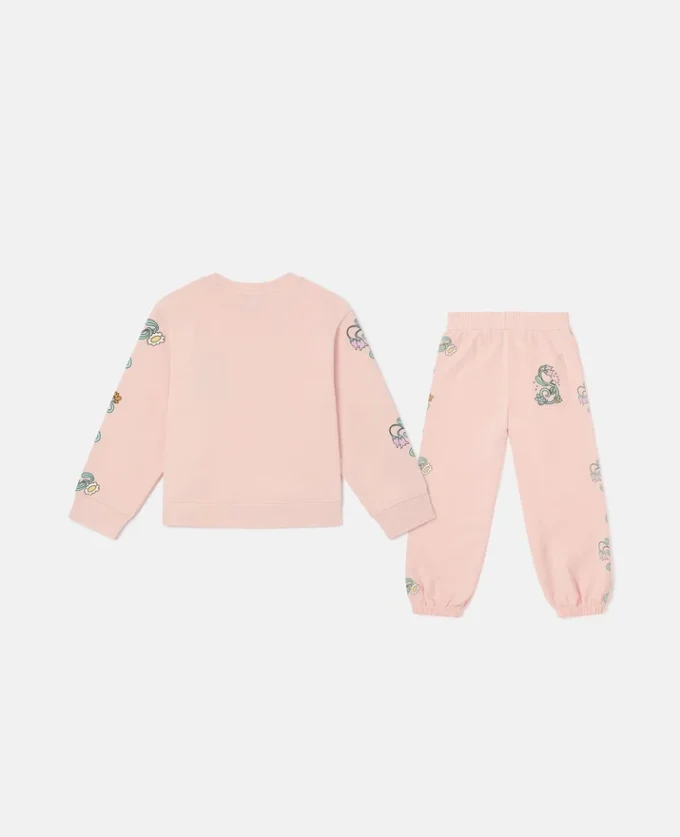 Floral Graphic Tracksuit Set Floral Graphic Tracksuit Set