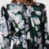 Floral Long-Sleeve Mesh Midi Dress Floral Long-Sleeve Mesh Midi Dress
