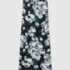 Floral Mesh Midi Skirt Floral Mesh Midi Skirt