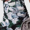 Floral Mesh Midi Skirt Floral Mesh Midi Skirt