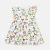 Floral Print Cap-Sleeve Dress Floral Print Cap-Sleeve Dress