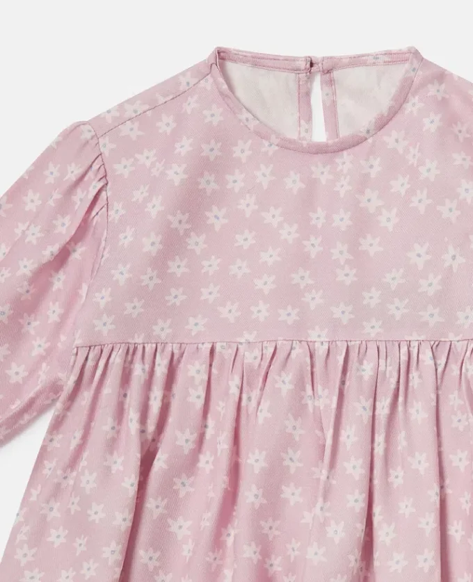 Floral Print Long-Sleeve Dress Floral Print Long-Sleeve Dress