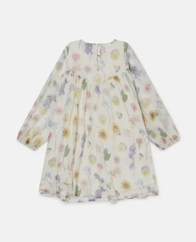 Floral Print Long-Sleeve Dress Floral Print Long-Sleeve Dress